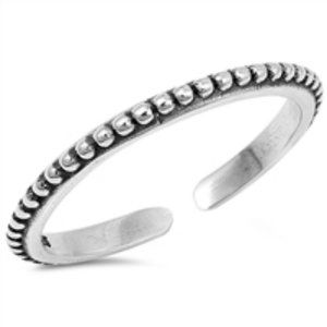 .925 STERLING SILVER SIMPLE TOE RING